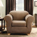 Stretch Stripe Two Piece Chair Slipcover
