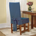 Cotton Duck Shorty Dining Chair Slipcover
