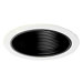Recessed Housing Trims in Black with Cone Baffle Ceiling