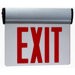 Single Slope Ceiling Edge Light Exit in Red