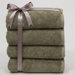 Luxury Hotel & Spa Collection 100% Turkish Cotton Soft Twist Hand Towels (Set of 4)