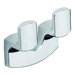 Movin Double Robe Hook in Chrome