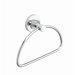 Silver Towel Ring in Chrome