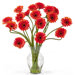 Liquid Illusion Silk Gerber Daisy Arrangement in Orange