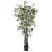 78" Silk Black Bamboo Tree in Green