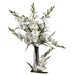 36" Gladiola Stem in White (Set of 12)