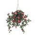 Passion Flower Silk Hanging Basket