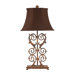 Fluted Iron Trumpet Table Lamp