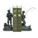 Fish On Line Bookend (Set of 2)