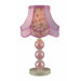 Girls Table Lamp with Scalloped Shade