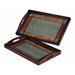 Checked Tray (Set of 2)