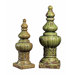 Ceramic Finial in Girard Green (Set of 2)