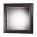 Mirror in Chocolate Faux Croc