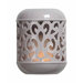 Small Ceramic Candle Sconce in Grey Glaze