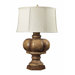 Large Urn Table Lamp in Burnt Oak