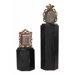 Tall Bookend in Tuscan Gold and Black (Set of 2)