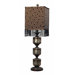 French Roast Carved Table Lamp in Meknes