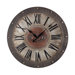 Metal Roman Numeral Wall Clock