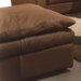 Oregon Jumbo Leather Ottoman