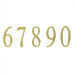 Brass Address Numbers