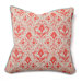 Illusion Tuscan Pillow in Red Gate with Aqua