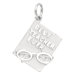 3.8 GramsSterling Silver Best Teacher Ever Charm