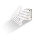 Arrow Wall Mounted Hinged Multi Hook