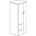 Fairplex Storage Wardrobe Cabinet in Cognac Cherry