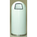 Metal Series 20 Gallon Dome Top Trash Can in White