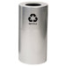 24 Gallon Aluminum Series Recycling in Satin Clear Coat