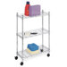 Three Tier Supreme Laundry Cart in Chrome