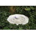 Octagonal Ground Birdbath