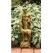 Religious Saint Francis with Deer Statue