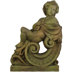 Winter Angel on Scroll Statue
