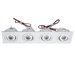 Square 4 Recessed Rectangular Directional Light with Driver