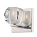 Circo One Light Bath Vanity in Chrome