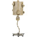 One Light La Fleurette Table Lamp in Mottled Tan