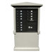 Stucco Tall Pedestal CBU Column Mailbox Center Column