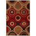 Select Kaleidoscope Danger Zone Red Rug
