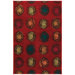 Select Pinnacle Foot Loose Red Rug