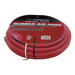 50' Rubber Air Hose with 1/4" NPT(M) Fittings