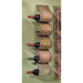Cafe De Paris 5 Bottle Wall Mounted Wine Rack