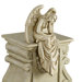 Resting Grace Sitting Angel Statue
