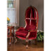 Victorian Balloon Fabric Arm Chair