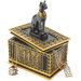 Royal Bastet Egyptian Box in Gold and Ebony (Set of 2)