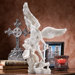 Bonded Marble St. Michael the Archangel Angel Statue