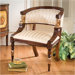 Egyptian Revival Fabric Side Chair