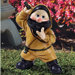 Far East Gnome Statue Set Ninja Statue