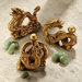 Dragons of Fortune Statues (Set of 3)