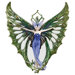 The Winged Peacock Princess Wall Sculpture (Set of 2)
